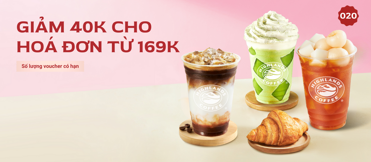 Giảm 40k cho hóa đơn 169K