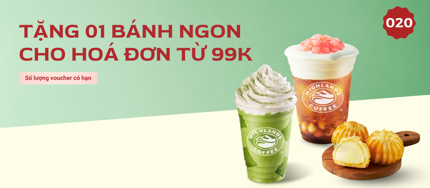 Tặng bánh ngon cho hóa đơn 99K 