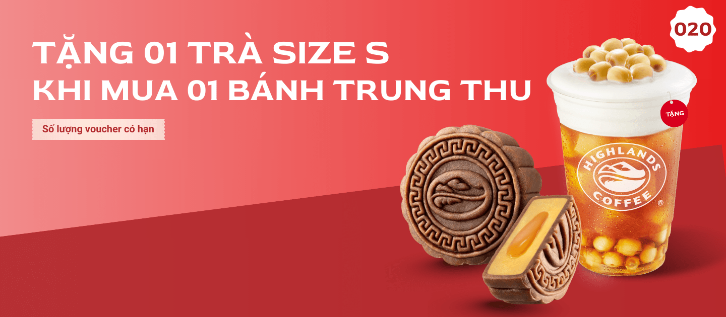 Tặng 1 Trà (S) Khi Mua 1 Moon Cake