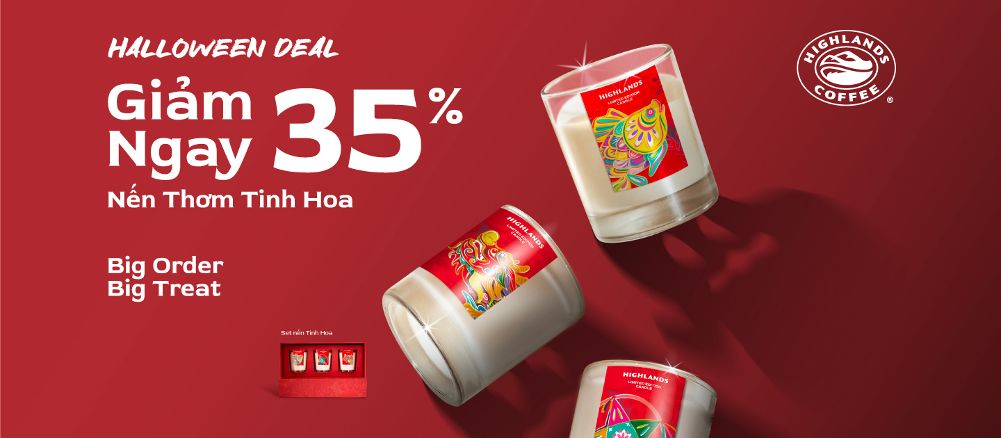 Giảm 35% Nến thơm tinh hoa