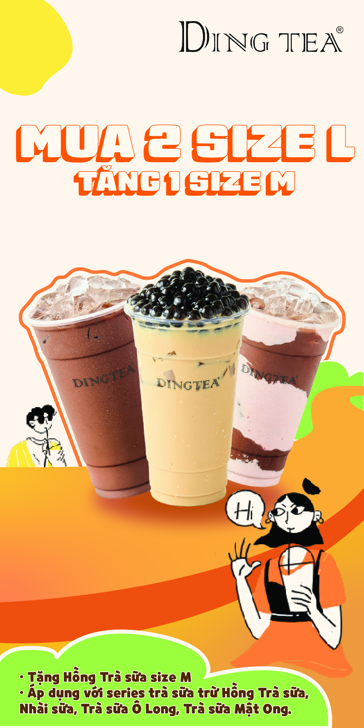Mua 2 Size L tặng 1 Size M